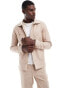 Фото #1 товара Jack & Jones Premium linen mix casual suit jacket in beige