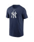 Фото #2 товара Men's Navy New York Yankees Fuse Logo T-Shirt
