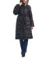 Фото #4 товара Women's Belted Quilted Hooded Puffer Coat