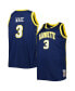 Men's 2002, 03 Dwyane Wade Navy Marquette Golden Eagles Big and Tall Swingman Jersey