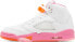 [440892-168] Grade School Air Jordan Retro 5 (GS) 'WNBA Pinksicle Safety Orange'