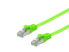 Фото #2 товара Equip Cat.6A U/FTP Flat Patch Cable - 0.5m - Green - 0.5 m - Cat6a - U/FTP (STP) - RJ-45 - RJ-45