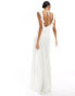 Фото #3 товара Forever New Bridal ruffle maxi dress in ivory