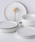 Фото #4 товара Porto by Macchio Stoneware Full Dinnerware Set, 24 Pcs, Service for 8
