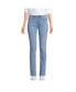 Фото #1 товара Women's Recover Mid Rise Straight Leg Blue Jeans