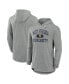 ფოტო #1 პროდუქტის Men's Heather Gray West Virginia Mountaineers Blitz Hoodie Long Sleeve T-Shirt