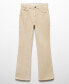 Women's Flared Cropped Corduroy Jeans