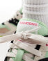 Saucony Originals Courageuos trainers in light green and tan