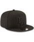 Men's Black Tampa Bay Rays Black on Black 9FIFTY Team Snapback Adjustable Hat