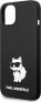 Karl Lagerfeld Etui Karl Lagerfeld KLHCP14MSNCHBCK Apple iPhone 14 Plus hardcase czarny/black Silicone Choupette