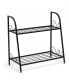 2-tier Patio Metal Plant Stand