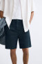 Jogger waist bermuda shorts