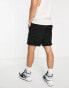 River Island two pocket cargo shorts in black