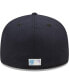 ფოტო #4 პროდუქტის Men's Navy New York Yankees 100th Anniversary Lavender Undervisor 59FIFTY Fitted Hat