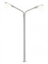 Фото #1 товара Viessmann Modellspielwaren Viessmann TT Whip street light double - Building figure - White