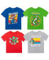 Nintendo 4 Pack Graphic T-Shirt Toddler| Child Boys
