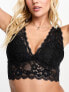 Фото #4 товара Lindex Iris longline lace bralette in black