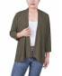 Фото #1 товара Women's Solid 3/4 Sleeve Cardigan