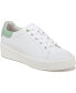 White/Green Leather/Faux Leather