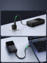 Фото #10 товара Powerbank 30W 10000mAh z wbudowanymi kablami iPhone Lightning i USB-C czarny