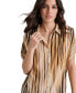 ფოტო #4 პროდუქტის Women's Printed Flat Chiffon Camp Shirt