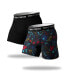 ფოტო #1 პროდუქტის Men's SuperFit Breathable Mesh Boxer Brief 2 Pack