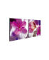 Фото #3 товара Decor Orchid 2 Piece Wrapped Canvas Wall Art Floral Design -27" x 55"