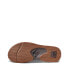 ფოტო #4 პროდუქტის Men's Leather Fanning Sandals