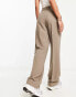 Фото #4 товара JJXX Mary high waisted tailored trousers in mushroom