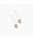 ფოტო #1 პროდუქტის Sanctuary Project by Star Square Pendant Threader Earrings Gold