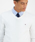 ფოტო #2 პროდუქტის Men's Essential Solid V-Neck Sweater