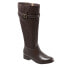 Фото #2 товара Trotters Lyra T1658-273 Womens Brown Leather Zipper Knee High Boots 5.5