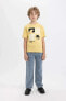 Erkek Çocuk T-shirt C3308a8/yl510 Yellow