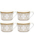 Trefolio Gold Set of 4 Cups, Service For 4 - фото #1