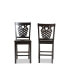 Фото #3 товара Gervais Modern and Contemporary Transitional Wood Counter Stool Set, 2 Piece