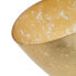 Фото #3 товара Блюдо стеклянное золотое 38 x 20 см BB Home Golden Glass Bowl 38 x 20 cm