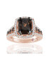 Фото #1 товара Suzy Levian Sterling Silver Cubic Zirconia Ring