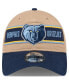 ფოტო #2 პროდუქტის Men's Tan/Navy Memphis Grizzlies 2024 NBA Draft 9TWENTY Adjustable Hat