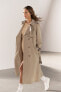 Zw collection trench coat with belt