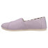 Фото #6 товара TOMS Alpargata Canvas Slip On Womens Purple Flats Casual 10017734T