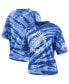 Фото #2 товара Women's Blue NFL Tie-Dye T-shirt