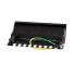 Фото #3 товара LogiLink NP0017B - RJ-45 - Cat6e - Black - Metal - Wall or under-table - ISO/IEC 11801 - TIA/EIA 568B.2-1