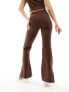 Фото #6 товара Fila flared leggings in brown