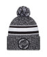 Men's Heather Black Buffalo Bills 2023 Inspire Change Cuffed Knit Hat with Pom