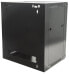 Фото #4 товара Intellinet Network Cabinet - Wall Mount (Standard) - 9U - Usable Depth 410mm/Width 510mm - Black - Flatpack - Max 60kg - Metal & Glass Door - Back Panel - Removeable Sides - Suitable also for use on desk or floor - 19",Parts for wall install (eg screws/rawl plugs) n