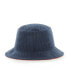 ფოტო #3 პროდუქტის 47 Brand Men's Navy Denver Broncos Thick Cord Bucket Hat