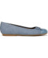 Балетки женские Dr. Scholl's Wexley с бантом Oxide Blue Faux Leather, 8 М - фото #2