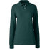 ფოტო #5 პროდუქტის Women's School Uniform Tall Long Sleeve Mesh Polo Shirt