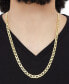 ფოტო #3 პროდუქტის 22" Beveled Marine Link Chain Necklace (7-1/5mm) in 10k Gold