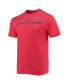 ფოტო #3 პროდუქტის Men's Navy, Red Cleveland Indians Meter T-shirt and Pants Sleep Set
